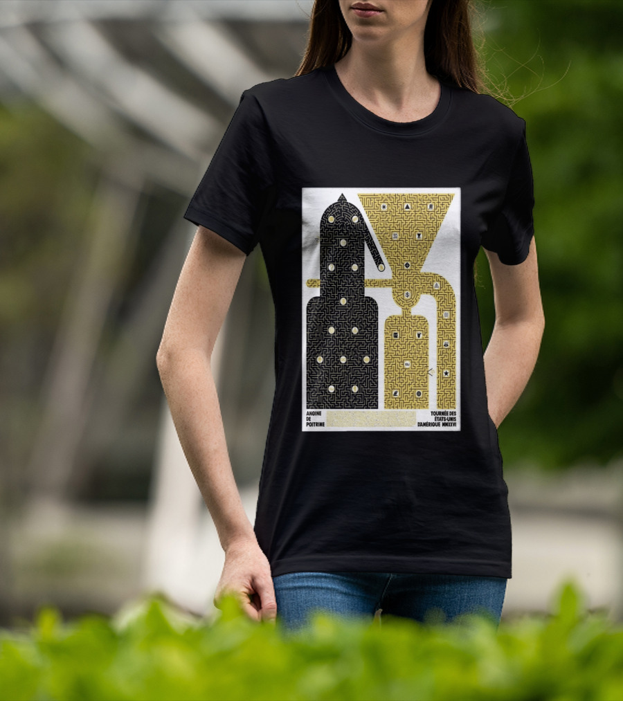 Angine De Poitrine Tournée Des États Unis D'Amérique MMXXVI Tour Music Limited T-Shirt