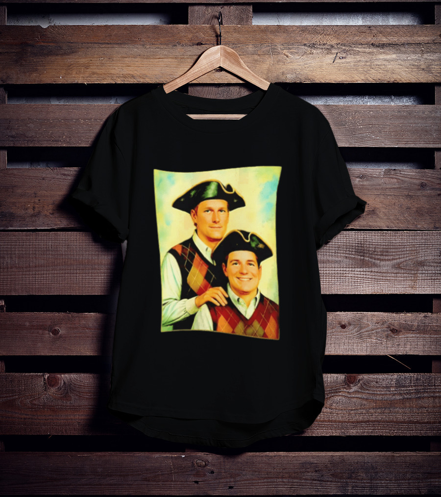 Bill Belichick Tom Brady New England Patriots Colonial Style Historical T-Shirt