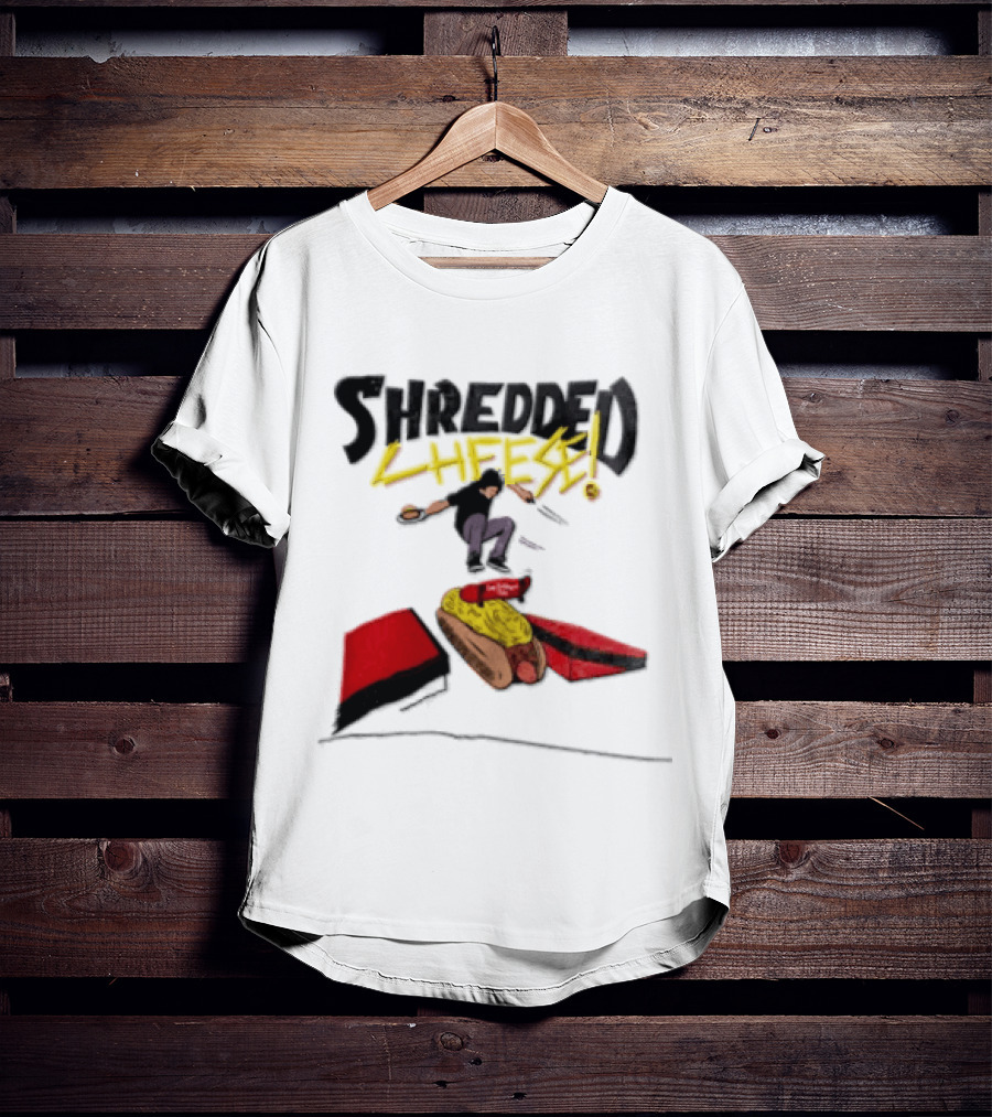 Shredded Cheese Chili Skateboard Camp Washington T-Shirt