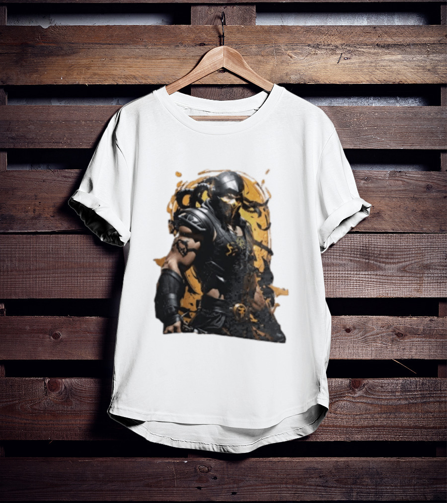 Mortal Kombat Scorpion Warrior Fighter T-Shirt