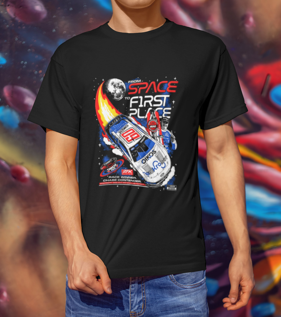 Space To First Place Daytona RFK Racing 2023 NASCAR Win T-Shirt
