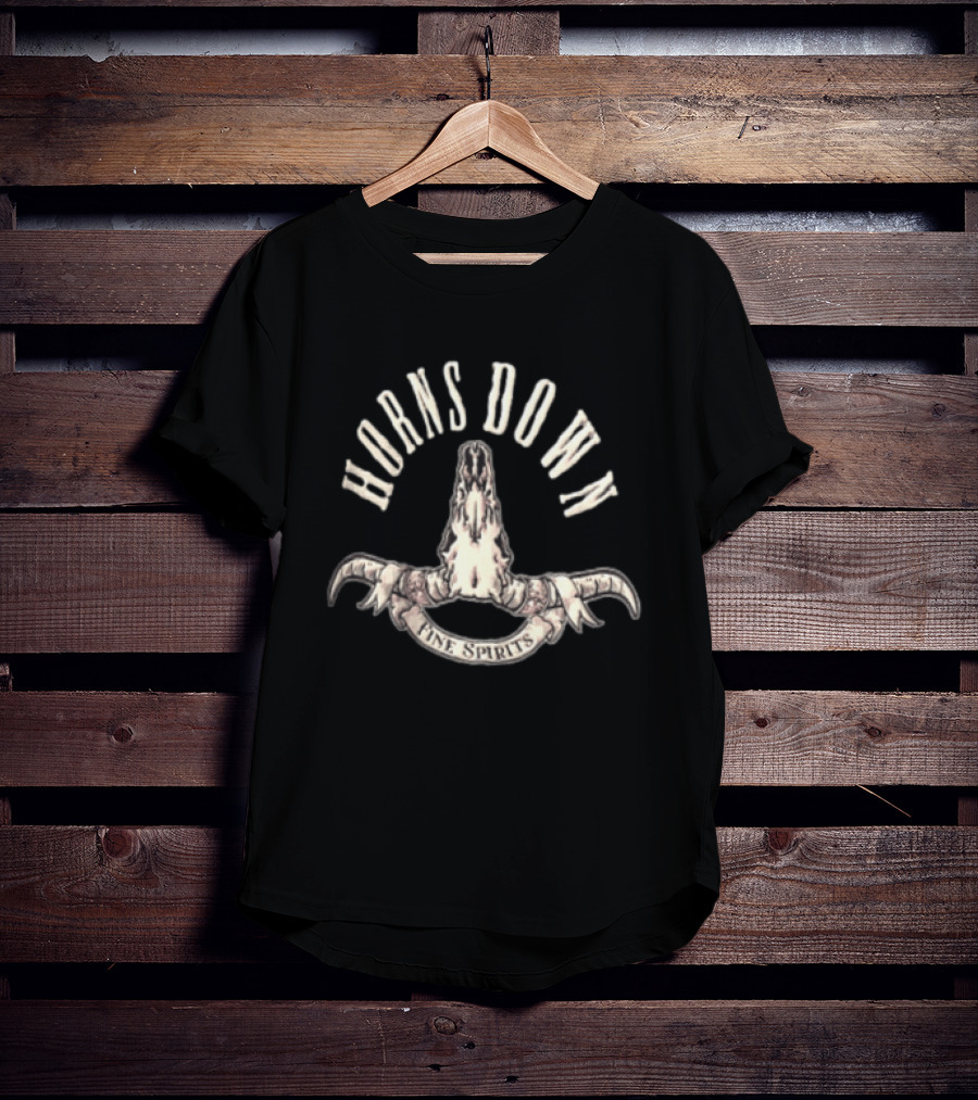 Horns Down Fine Spirits Distinctive T-Shirt