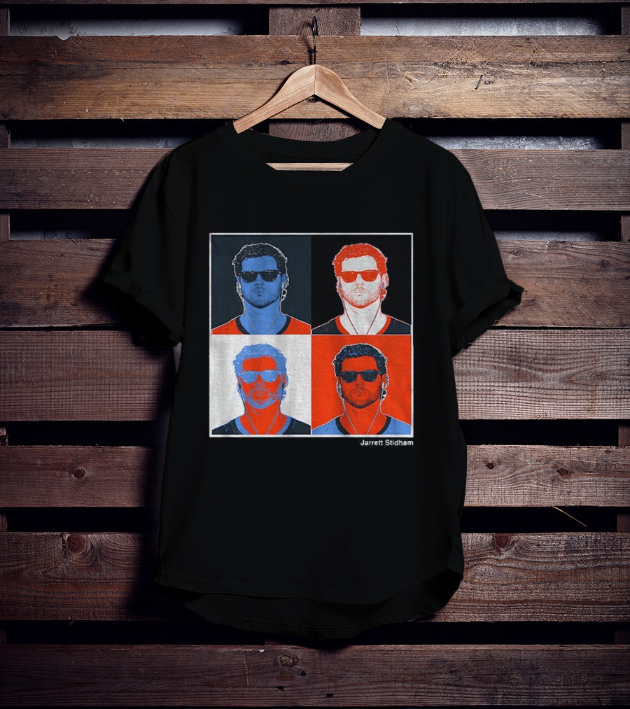 Jarrett Stidham Pop Art Denver Broncos Football Player T-Shirt