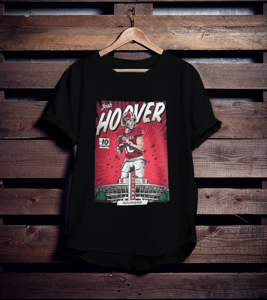 Josh Hoover Indiana Hoosiers Football Quarterback No 10 T-Shirt