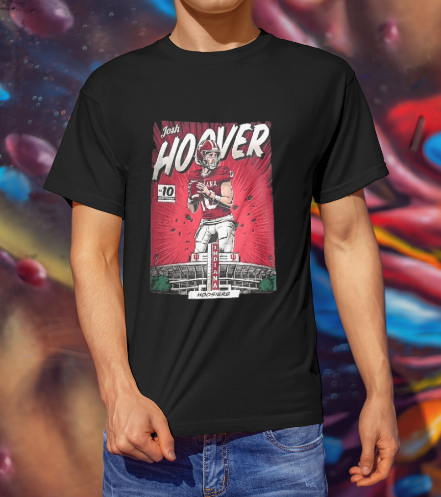 Josh Hoover Indiana Hoosiers Football Quarterback No 10 T-Shirt