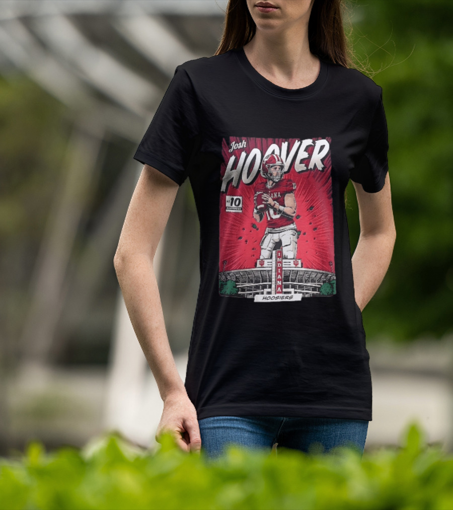 Josh Hoover Indiana Hoosiers Football Quarterback No 10 T-Shirt