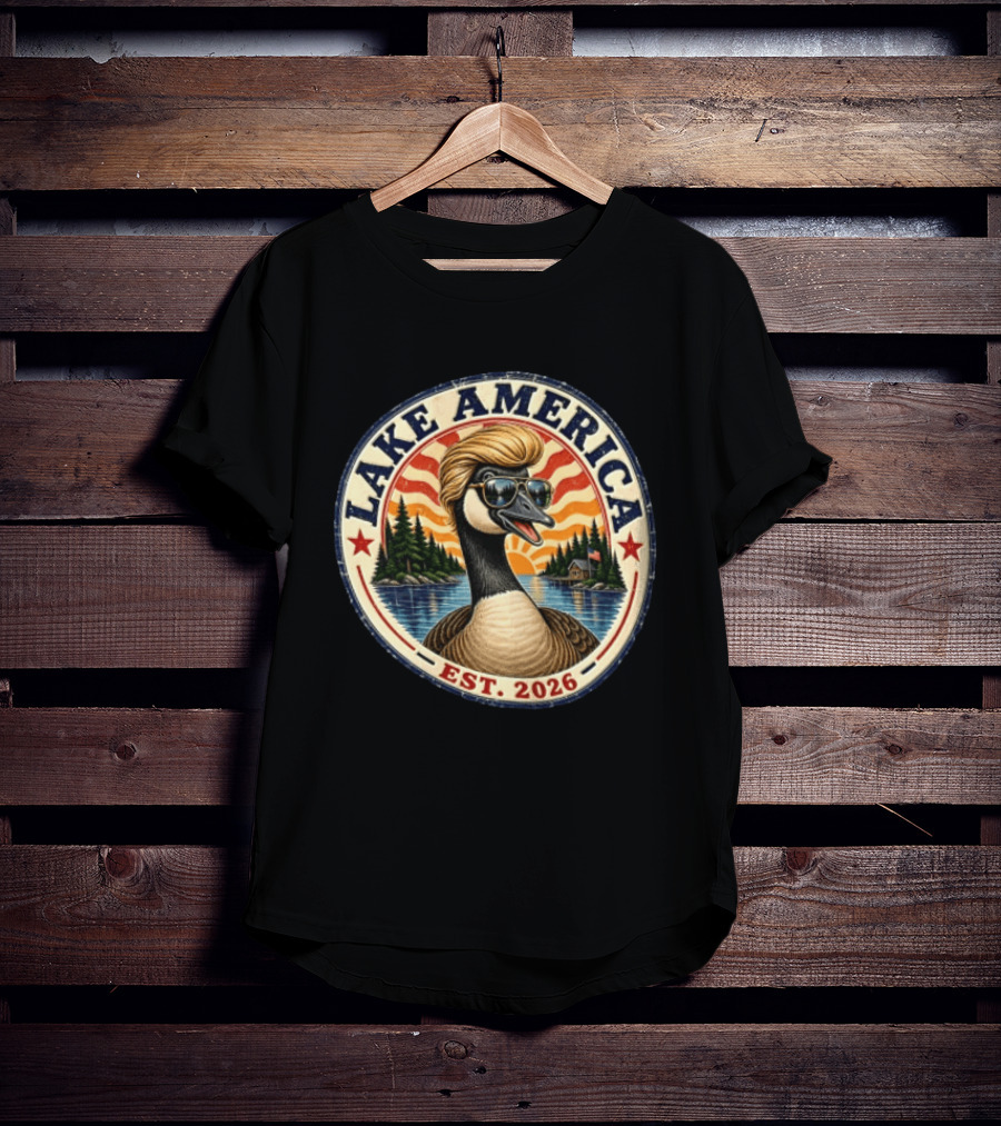Lake America Goose Est. 2026 Outdoor Adventure T-Shirt