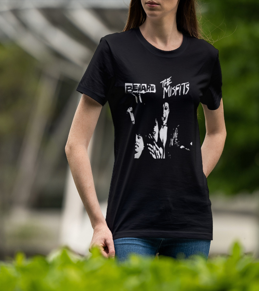 Beware The Misfits Punk Rock Band T-Shirt