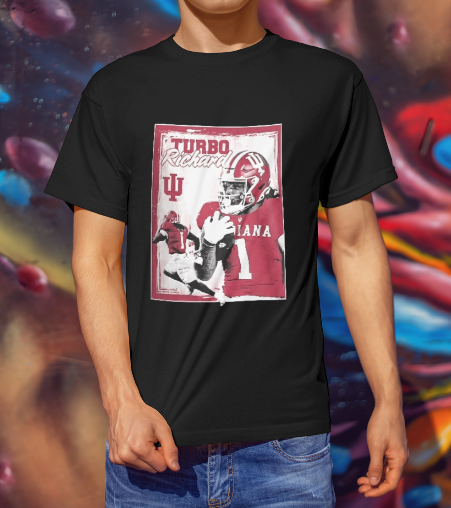 Turbo Richard Indiana Football Player IU Sports Helmets T-Shirt