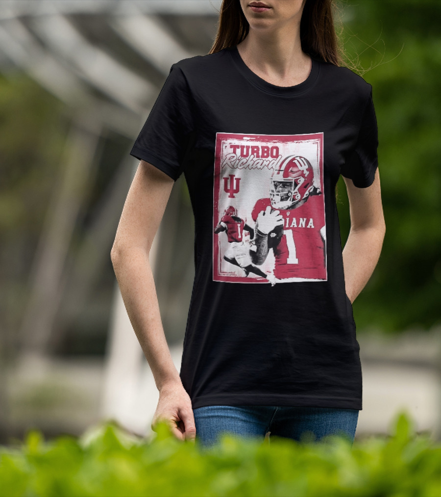 Turbo Richard Indiana Football Player IU Sports Helmets T-Shirt