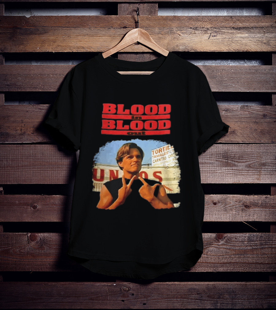 Blood In Blood Out Hand Gesture Tortillas Tamales Carnitas Image T-Shirt