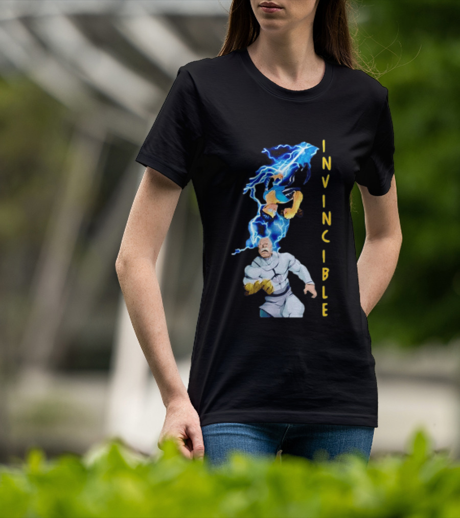 Invincible Vs Conquest Lightning Battle T-Shirt