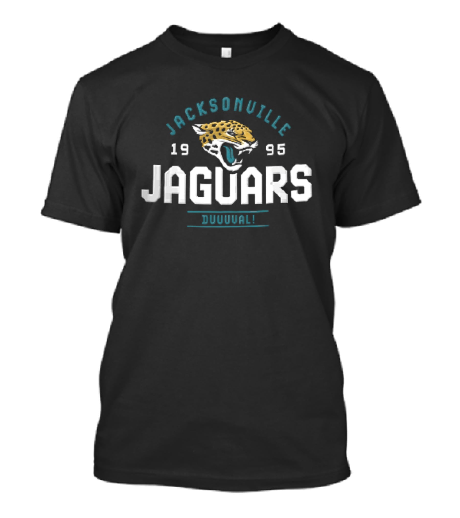 Jacksonville Jaguars 1995 Duuuval Roaring Jaguar Head T-Shirt