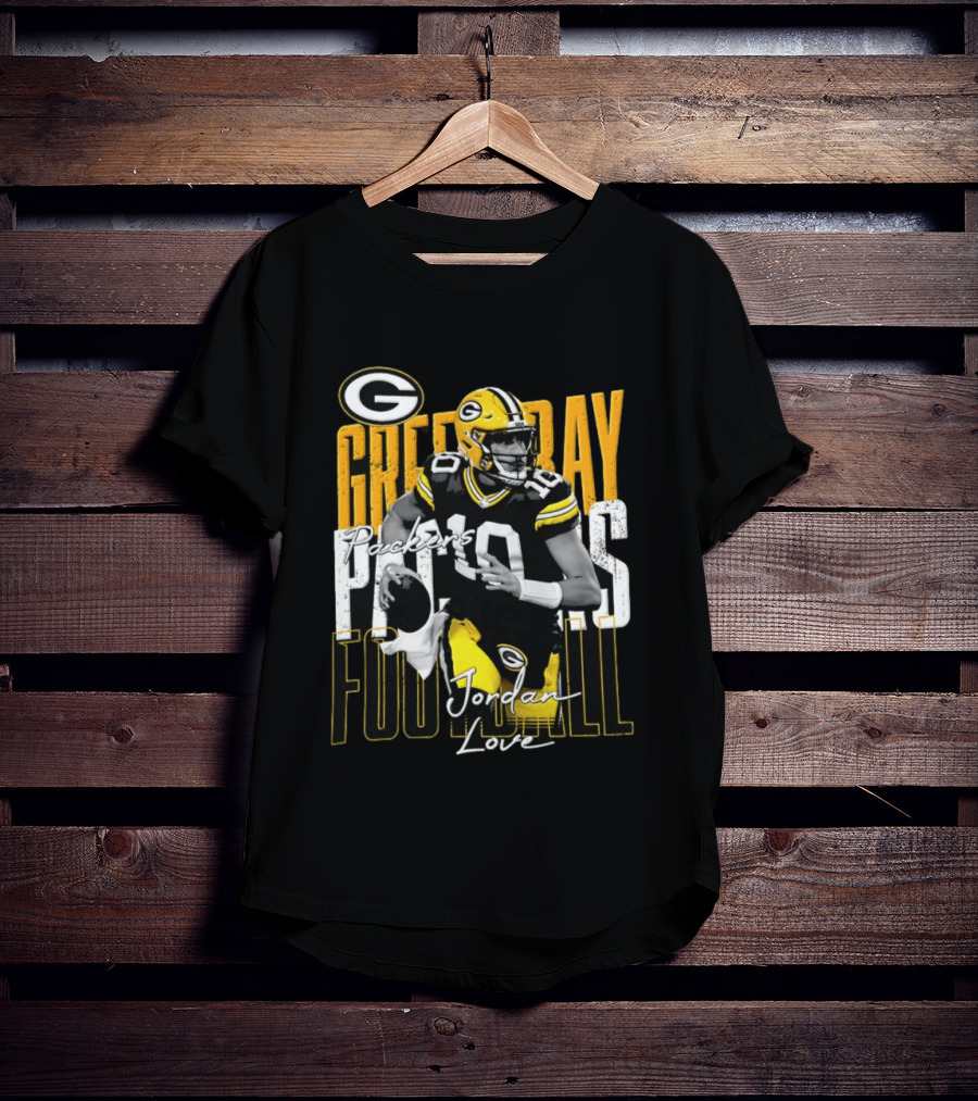 Green Bay Packers Football Jordan Love T-Shirt