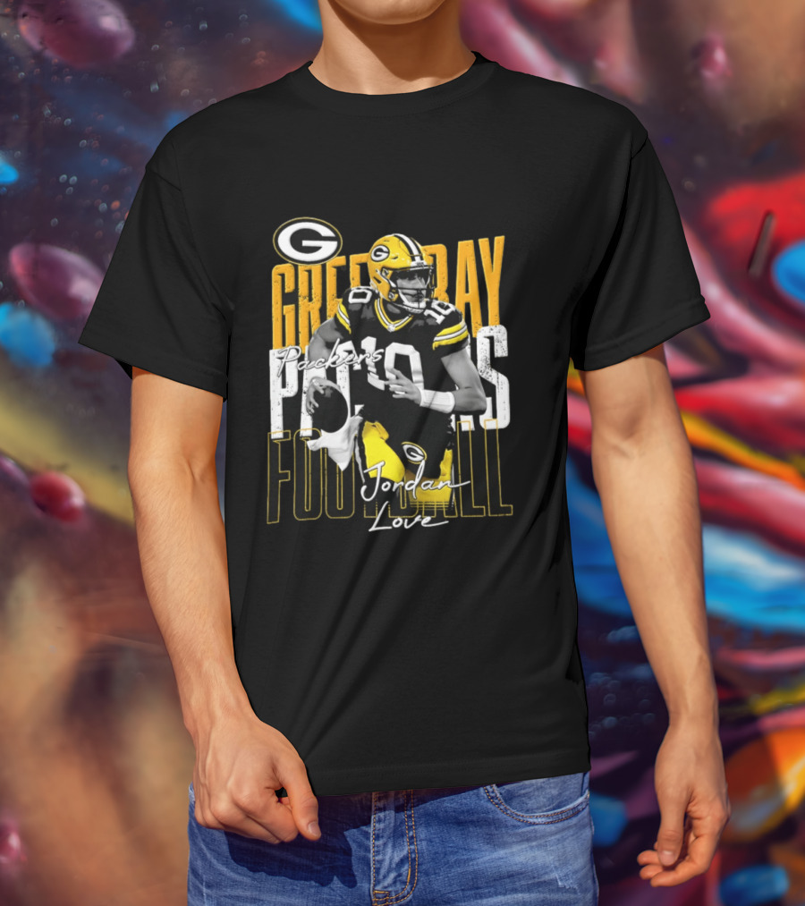 Green Bay Packers Football Jordan Love T-Shirt