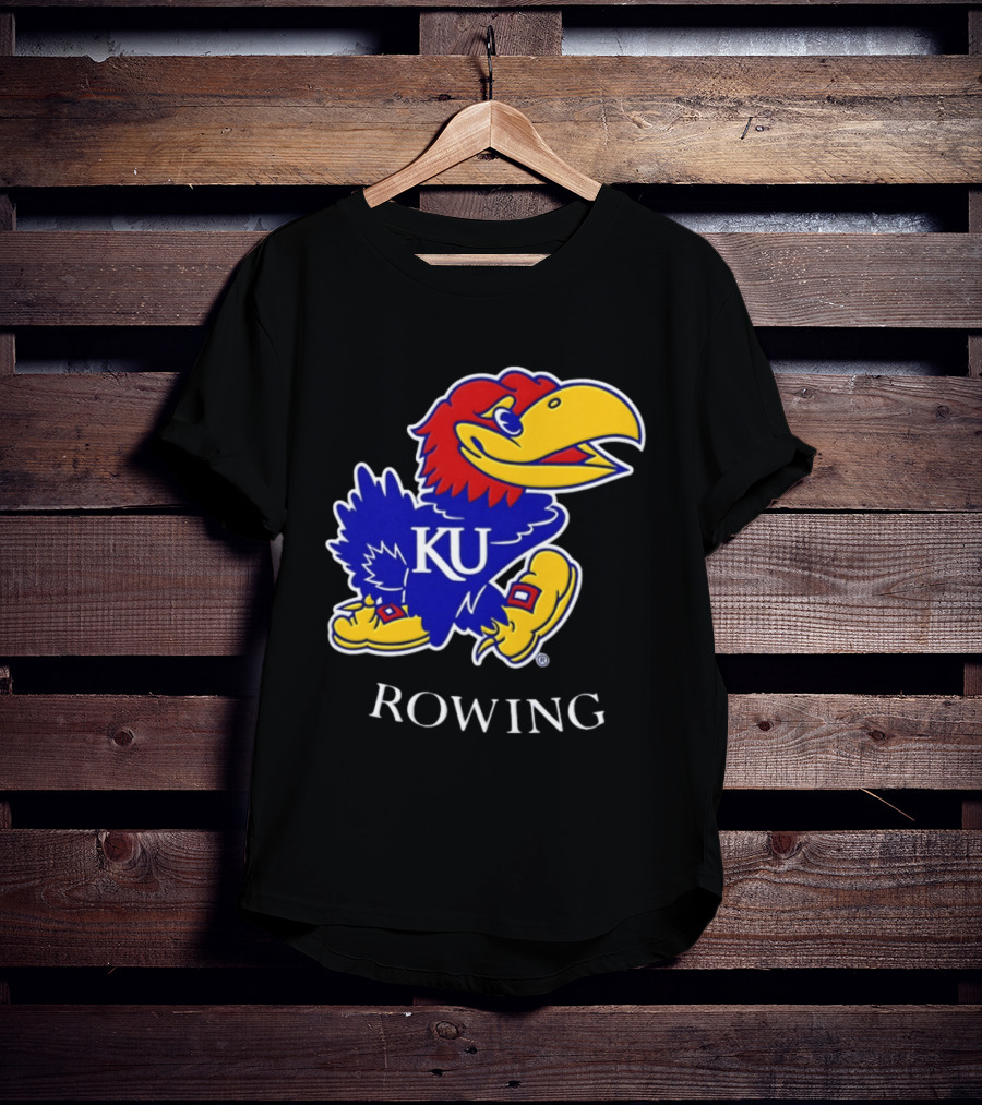 Kansas Jayhawks KU Rowing T-Shirt