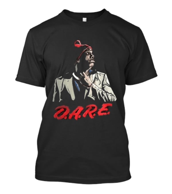 Tyrone Biggums D.A.R.E. Red Beanie Caricature T-Shirt