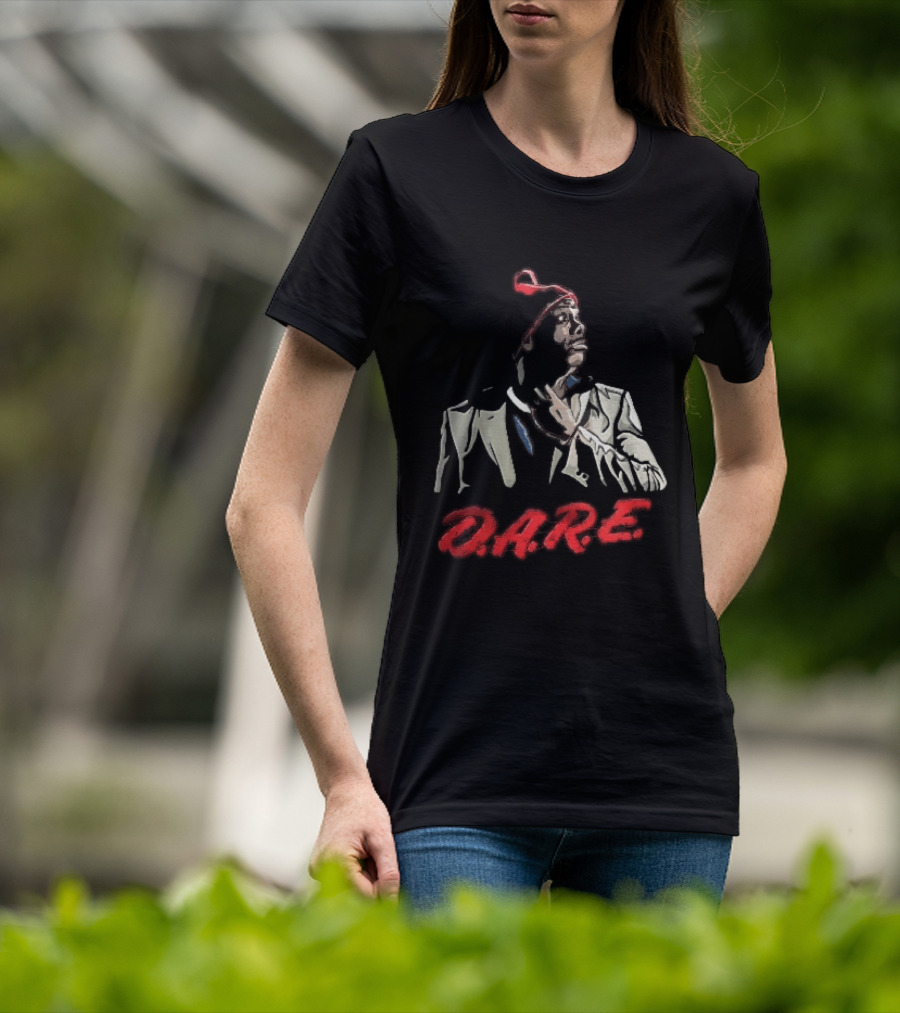 Tyrone Biggums D.A.R.E. Red Beanie Caricature T-Shirt