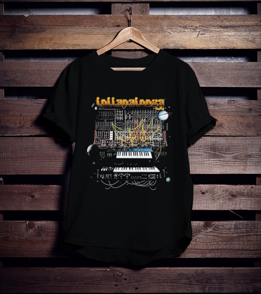 Lollapalooza India 2027 The Original Synth Keyboard Planet T-Shirt