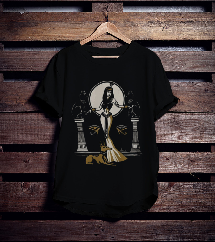 Egyptian Goddess Anubis Cats Iconic Ancient T-Shirt