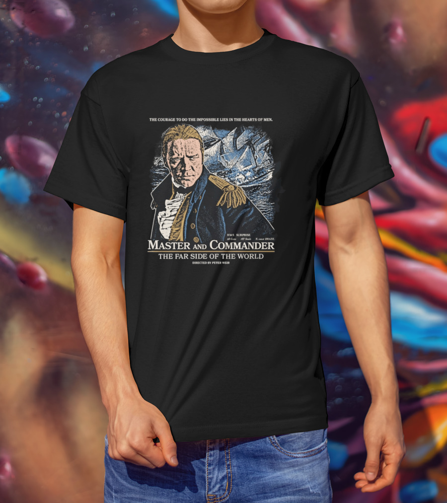 Master And Commander The Far Side Of The World HMS Surprise T-Shirt