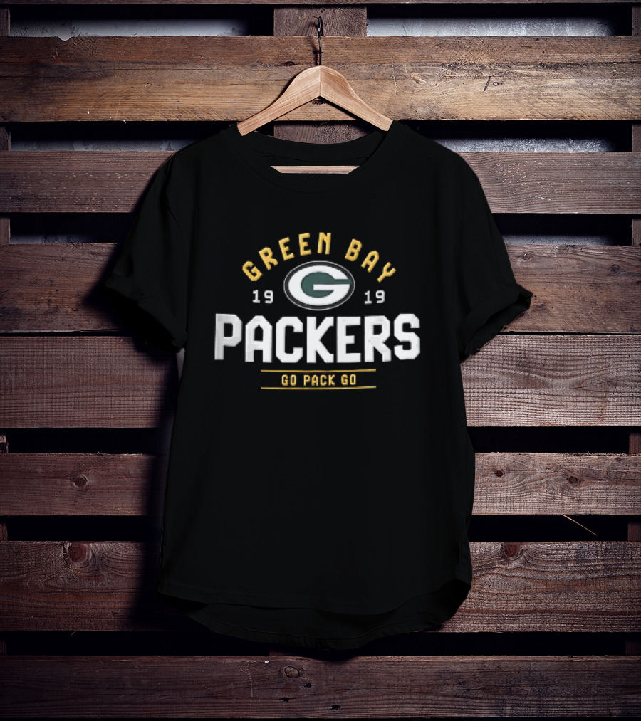 Green Bay Packers 1919 Go Pack Oval G Arch T-Shirt