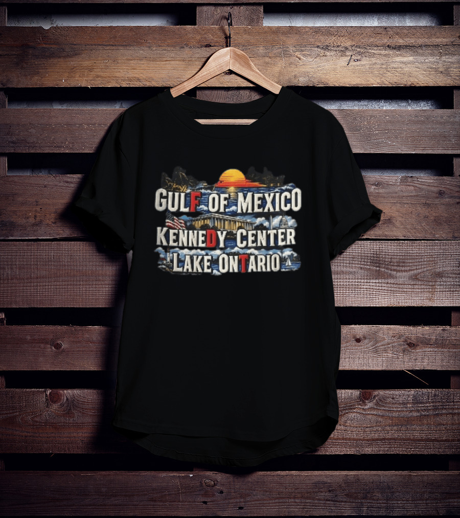Gulf Of Mexico Sunset Kennedy Center Lake Ontario US Capitol Lighthouse T-Shirt