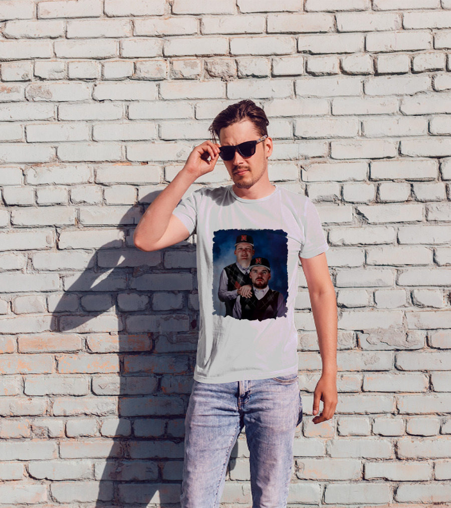 Brock Wilken And Luke Step Brothers N Cap Baseball T-Shirt