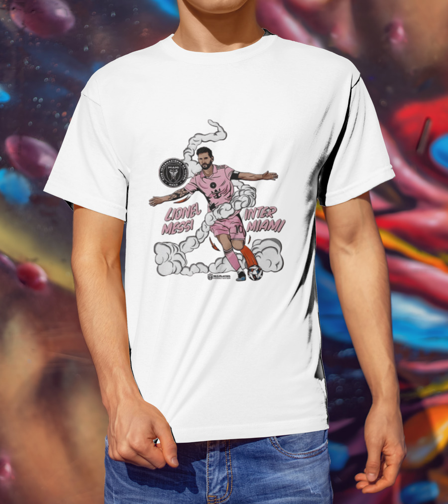 Lionel Messi Inter Miami CF 10 Soccer Player Pose MLS T-Shirt