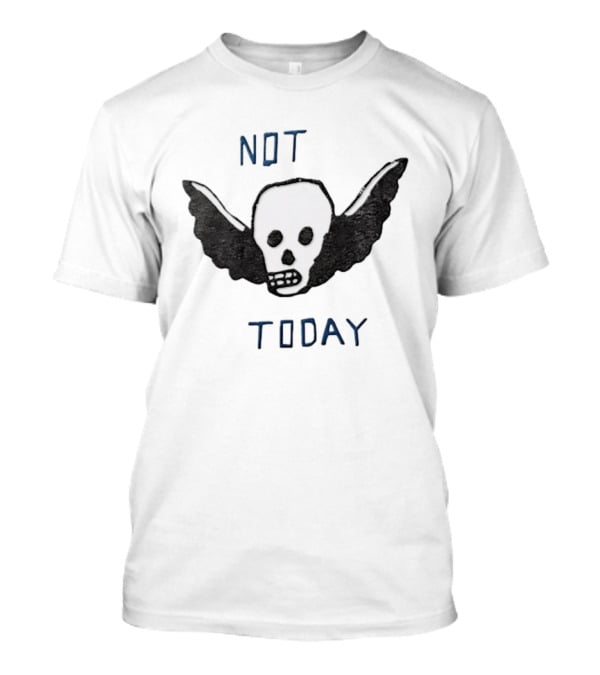 Outer Banks Not Today Skull Winged Graphic Chase Stokes John B T-Shirt