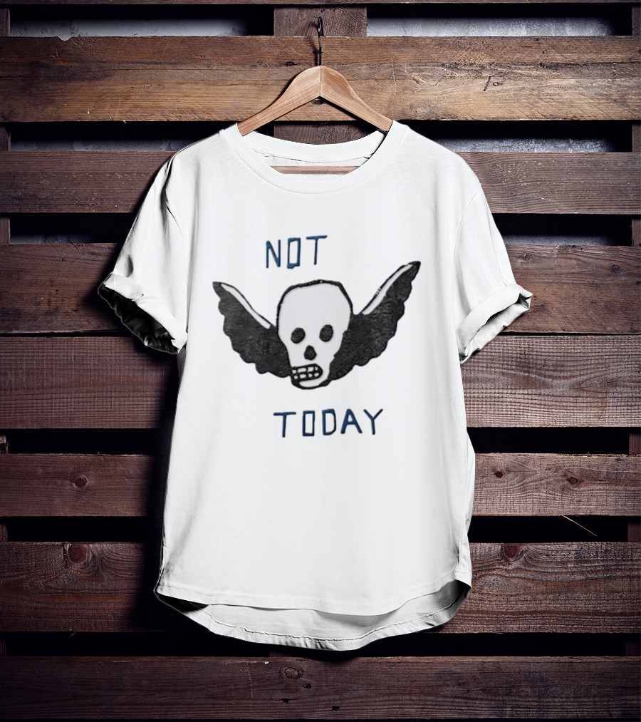 Outer Banks Not Today Skull Winged Graphic Chase Stokes John B T-Shirt