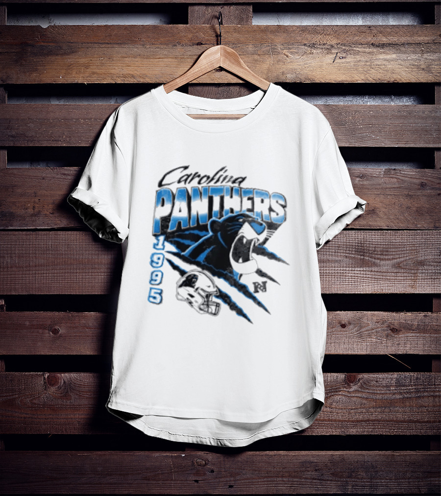 Carolina Panthers 1995 Bagheera All Star Scratch Claws T-Shirt