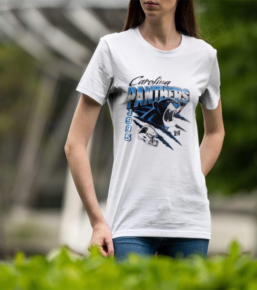 Carolina Panthers 1995 Bagheera All Star Scratch Claws T-Shirt