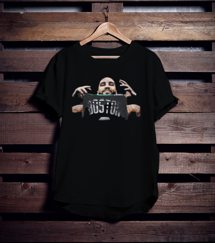 Boston Celtics NBA Player Jersey Pull Dark T-Shirt