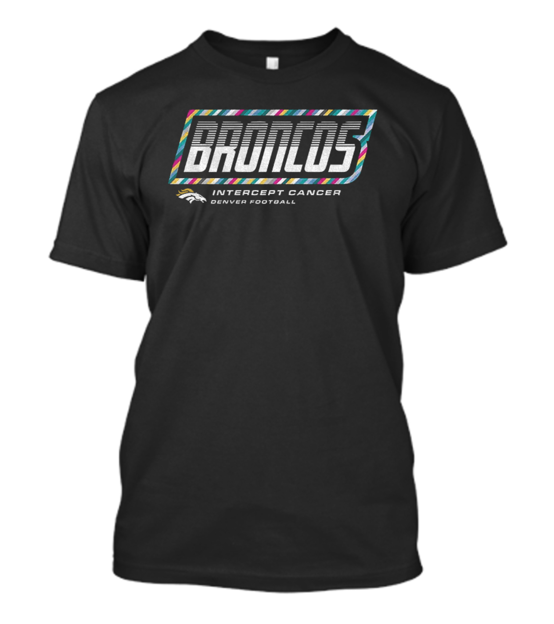 Denver Broncos Intercept Cancer Crucial Catch 2026 Denver Football T-Shirt