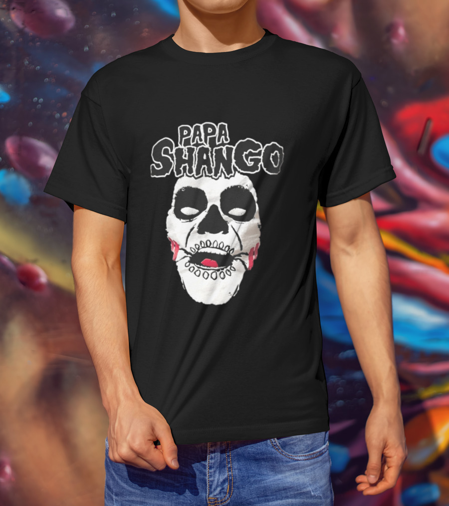 Papa Shango WWE Iconic Face Paint T-Shirt