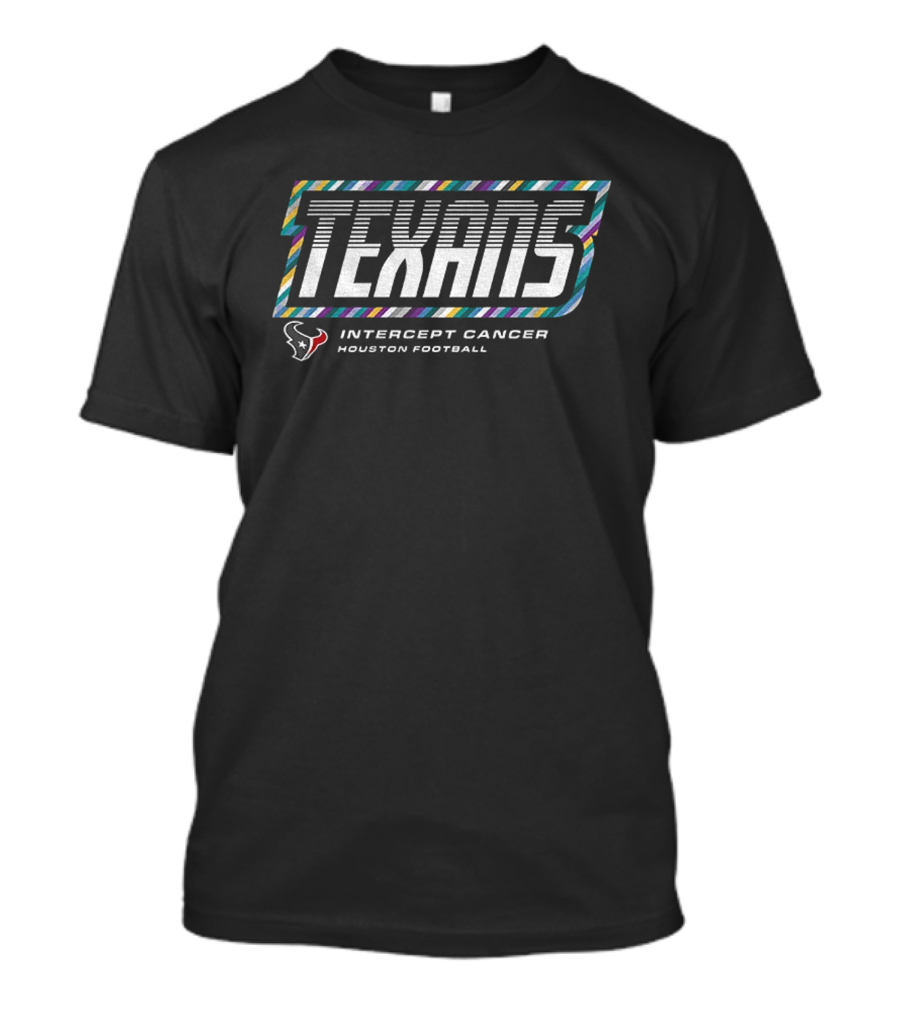 Texans Intercept Cancer 2026 Houston Football Crucial Catch T-Shirt