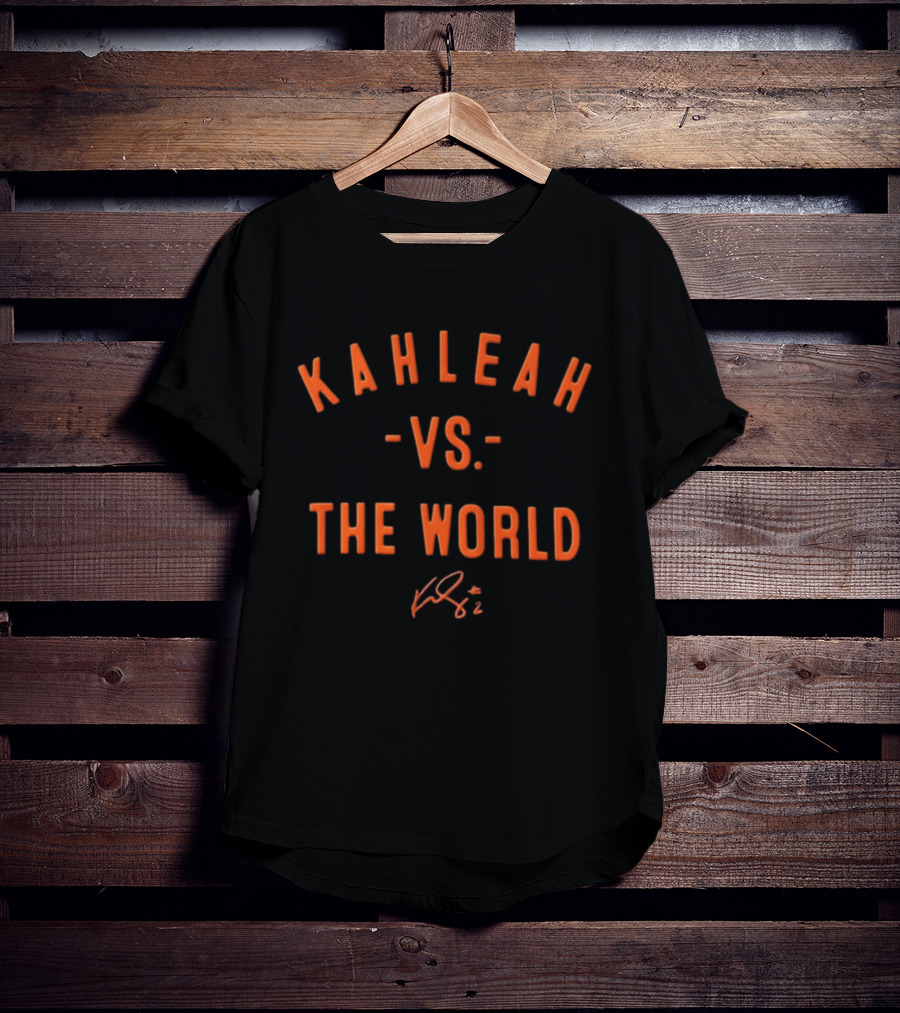 Kahleah Vs The World Signature Basketball T-Shirt