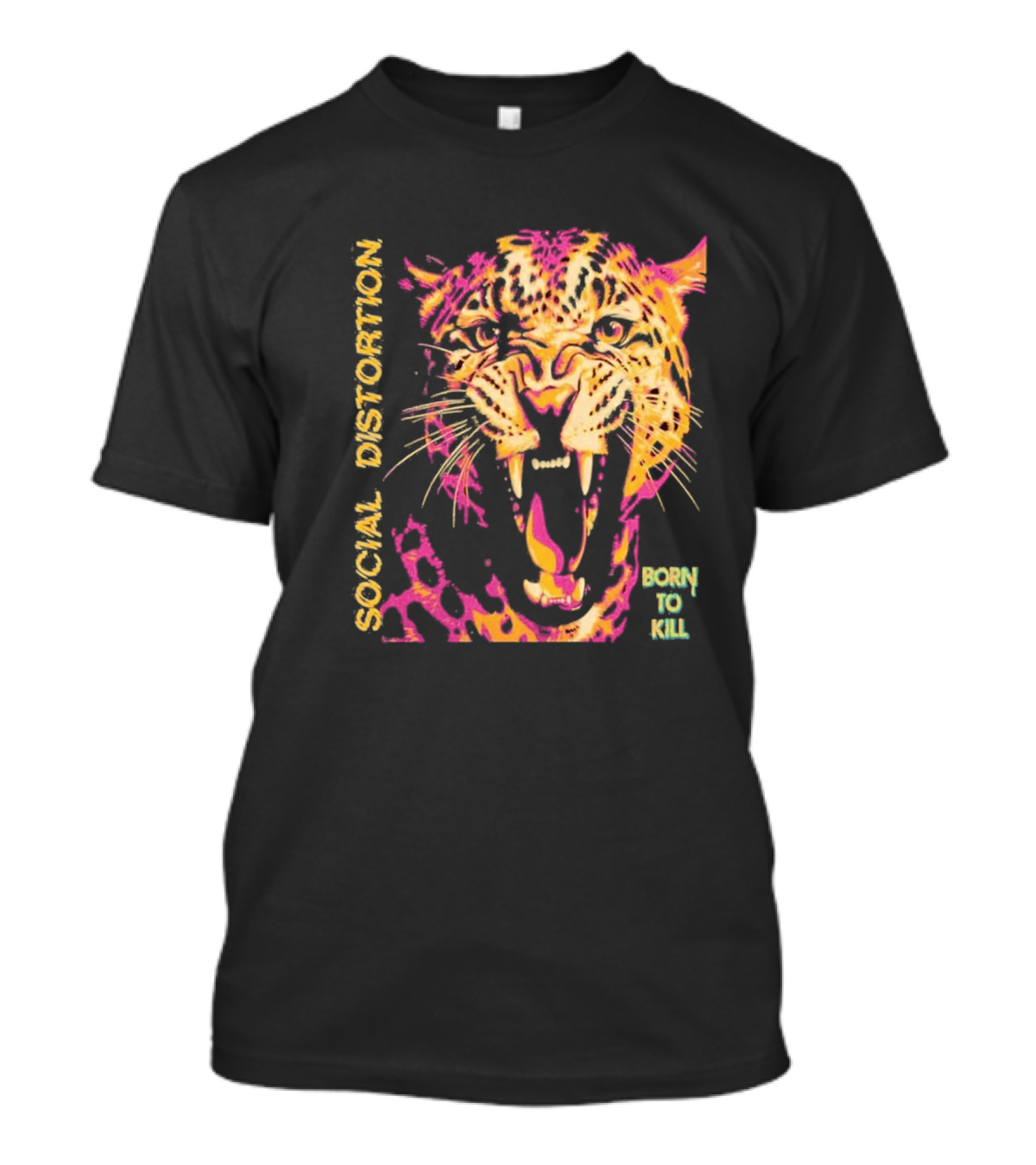 Social Distortion Born To Kill Roaring Leopard 2026 North American Tour T-Shirt