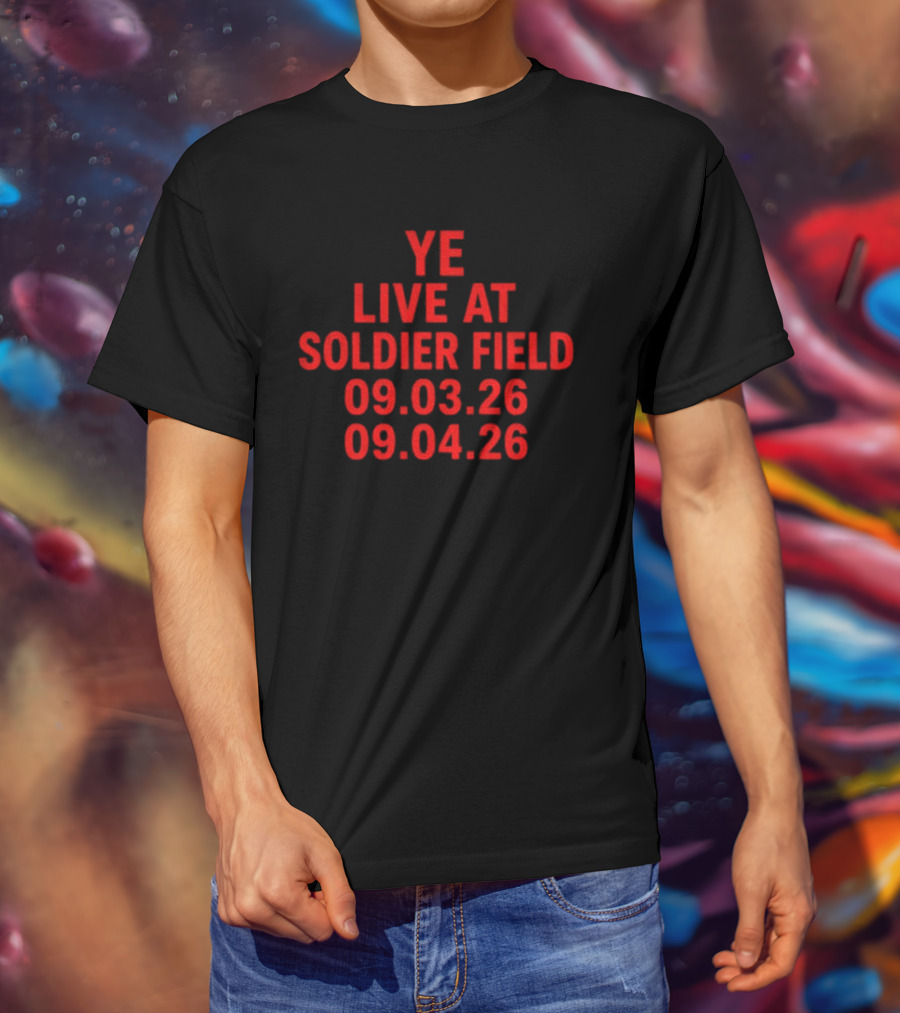 Ye Live At Soldier Field September 3 4 2026 Concert T-Shirt