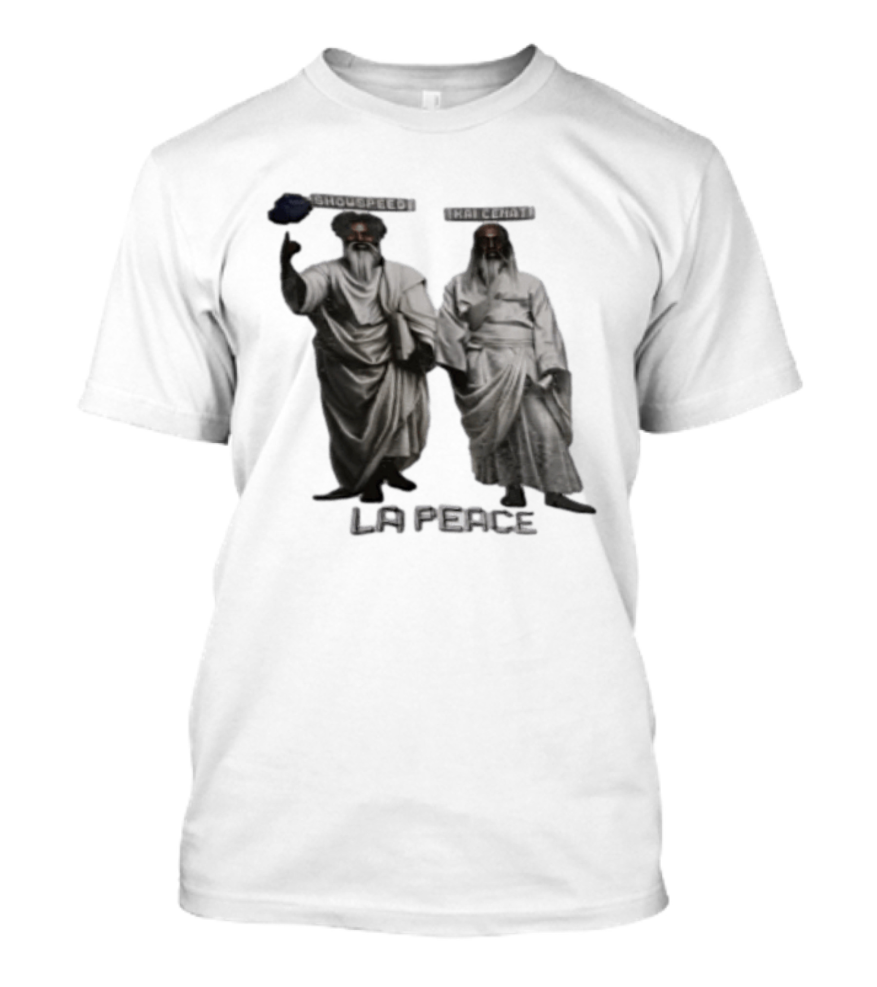 LA Peace Kai Cenat Speed Greek Statue Fashion Vibe T-Shirt