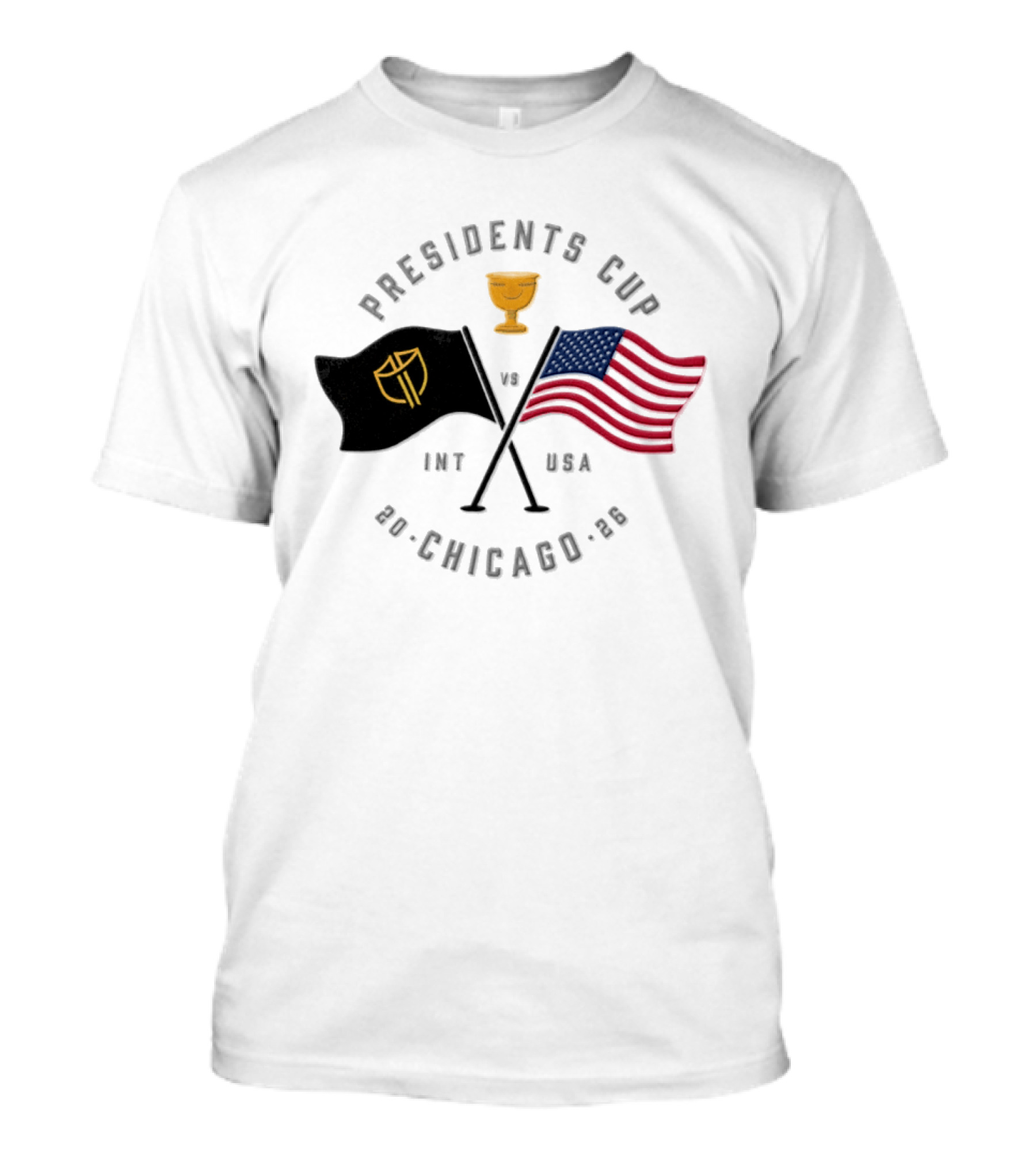 Presidents Cup Int Vs USA Chicago 2026 Golf Tournament T-Shirt