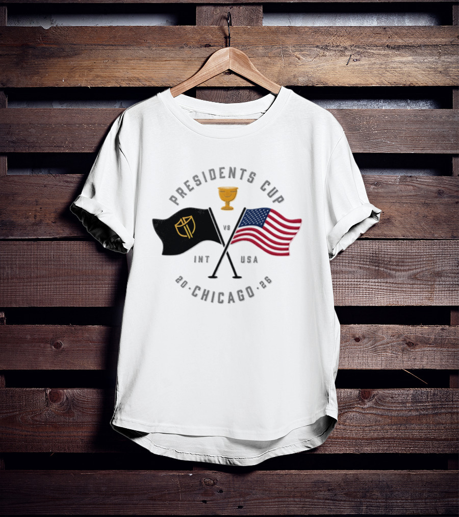 Presidents Cup Int Vs USA Chicago 2026 Golf Tournament T-Shirt