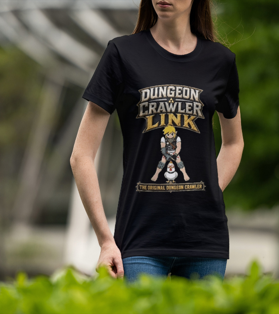 Dungeon Crawler Link The Original Dungeon Crawler Hero Heart Boxers Sunglasses Chicken T-Shirt