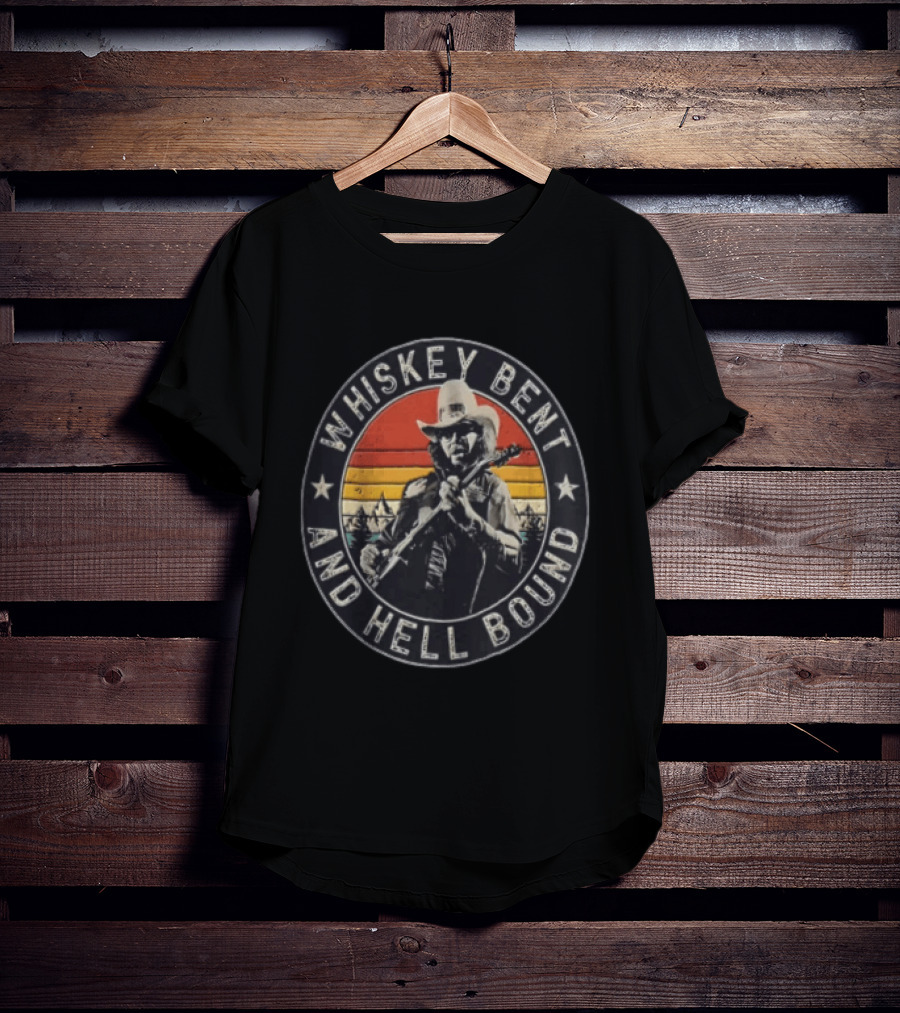 Whiskey Bent And Hell Bound Hank Williams Jr Music T-Shirt