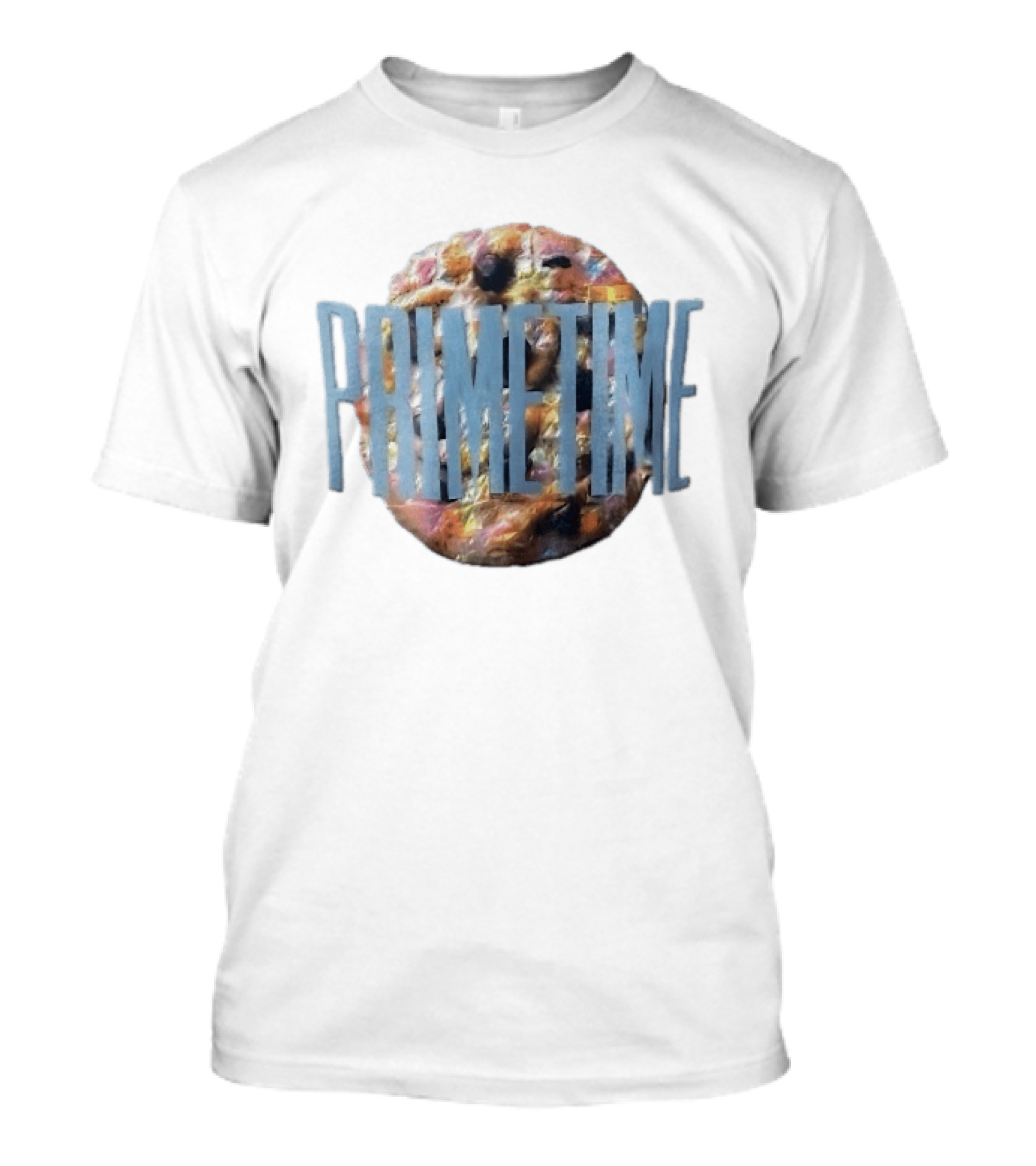 Primetime Iridescent Rainbow Tie Dye Chocolate Cookie T-Shirt