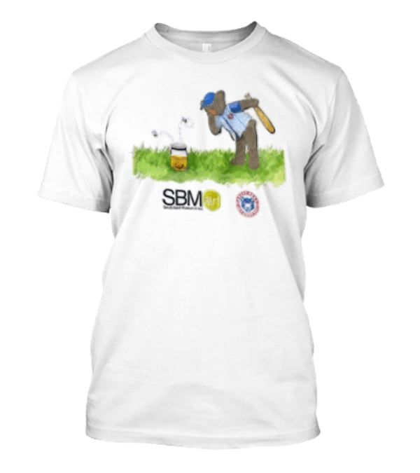 SB Mart South Bend Cubs Baseball Bear Museum T-Shirt