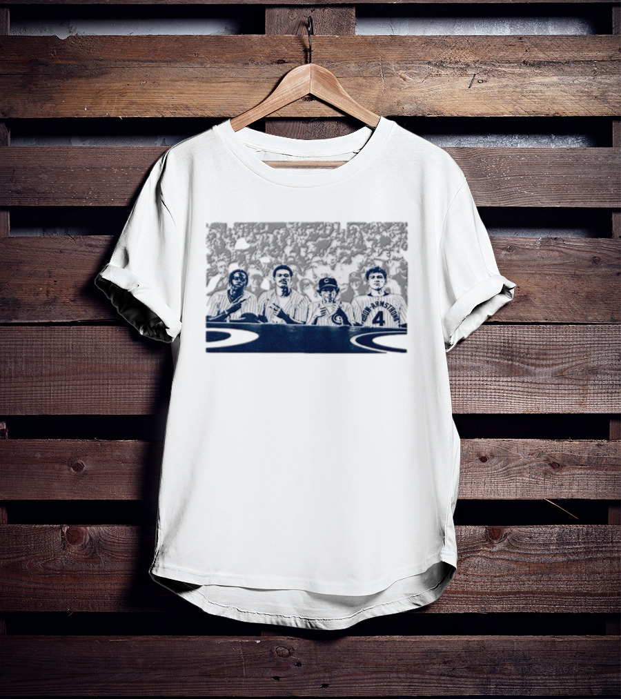 Screenshot 27 Chicago Cubs Baseball Players Wrigley Field Crowd T-Shirt