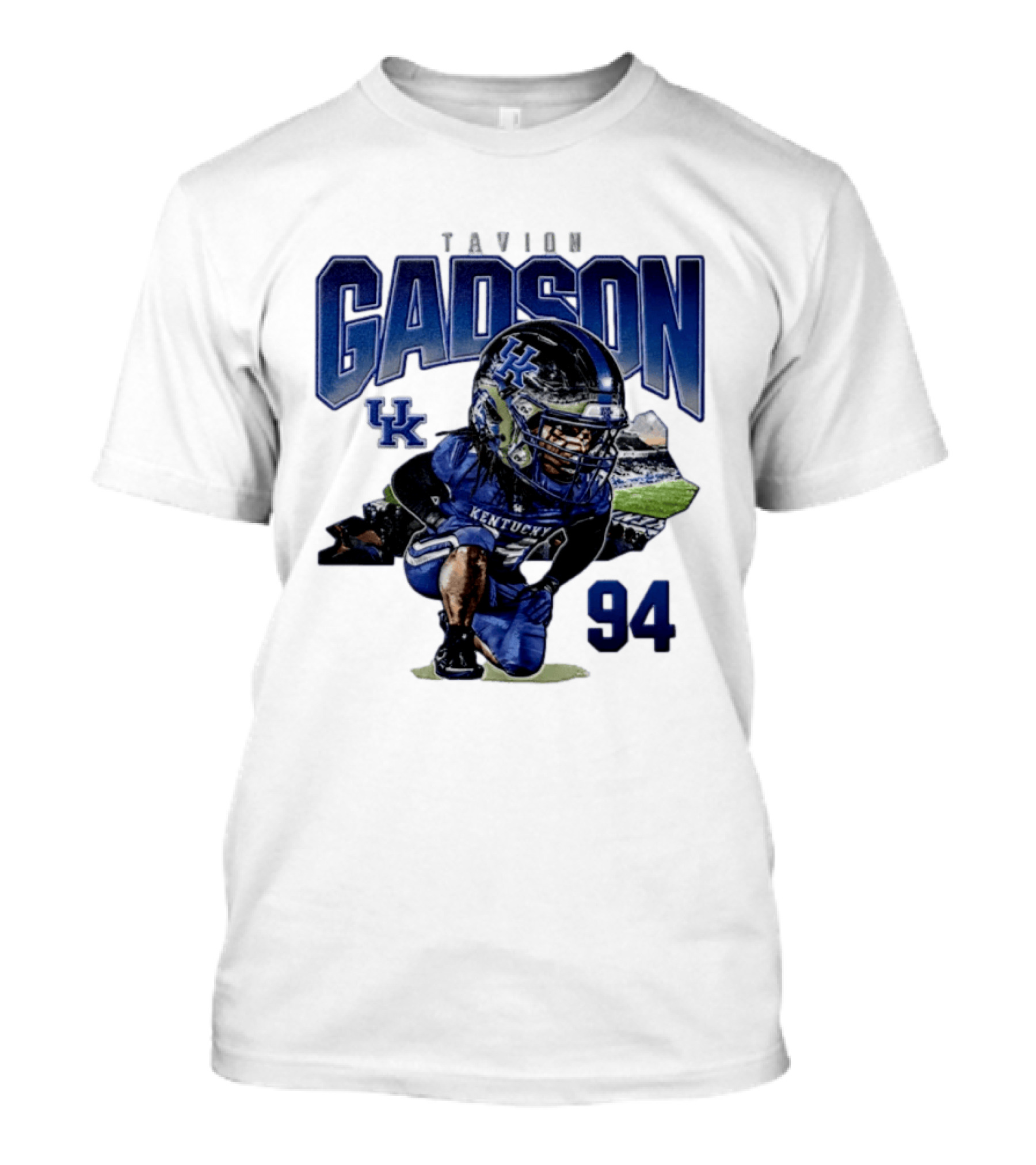 Tavion Gadson Kentucky Wildcats Football 94 UK T-Shirt