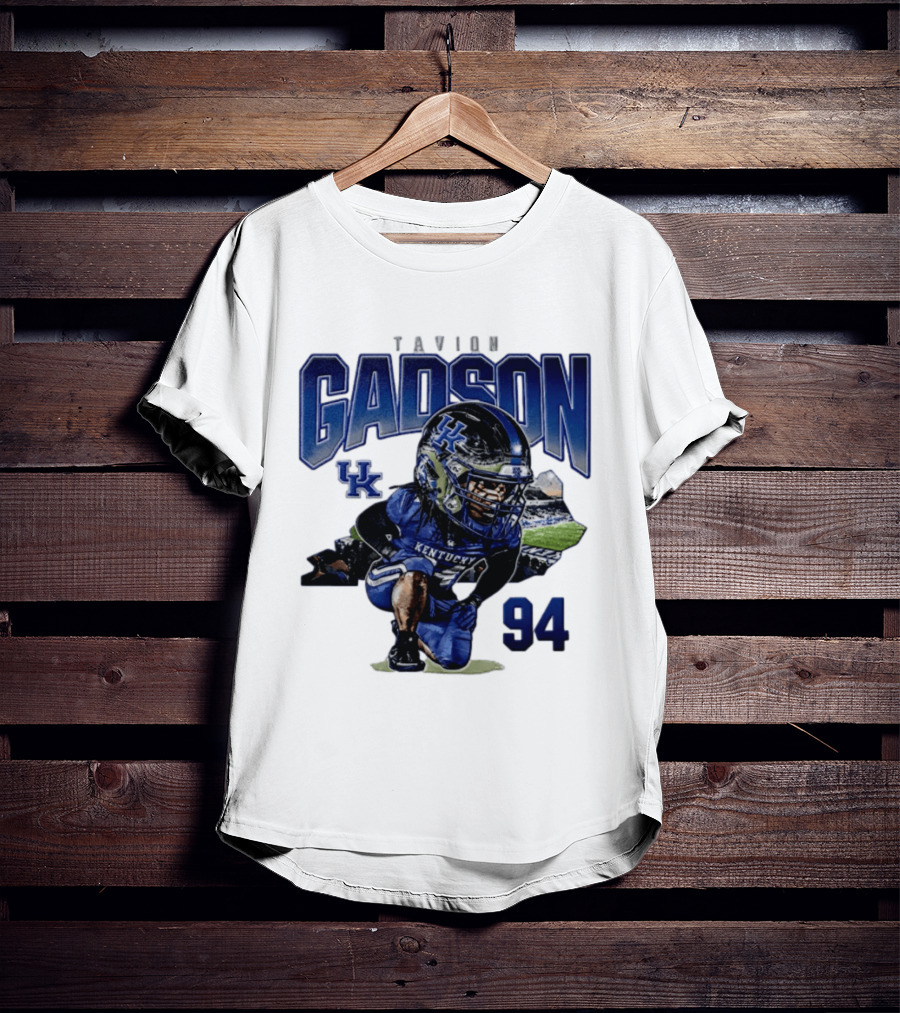 Tavion Gadson Kentucky Wildcats Football 94 UK T-Shirt
